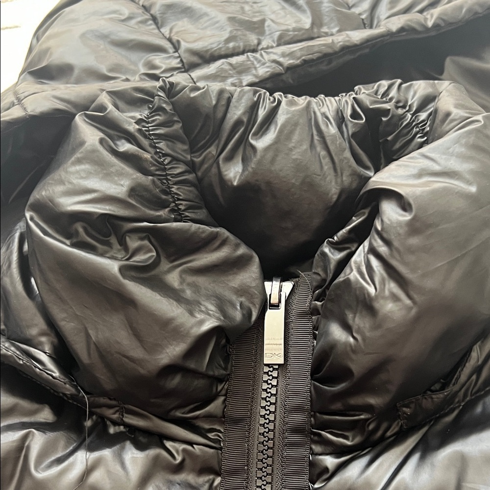 DKNY Women's Black Puffer Jacket SIZE XS - Picture 6 of 10